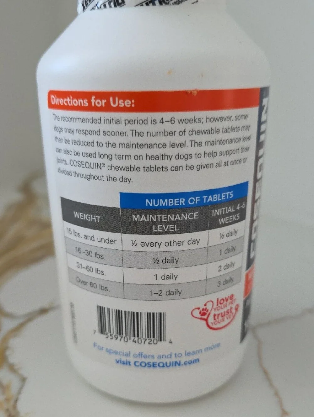 Cosequin - Maximum Strength Joint Supplement for Dogs - Picture 2 of 5